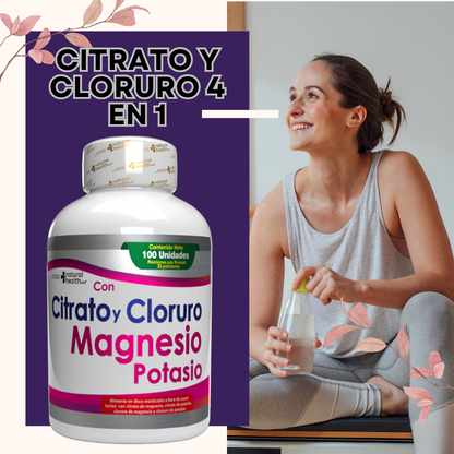 Citrato Y Cloruro De Magnesio 4 En 1