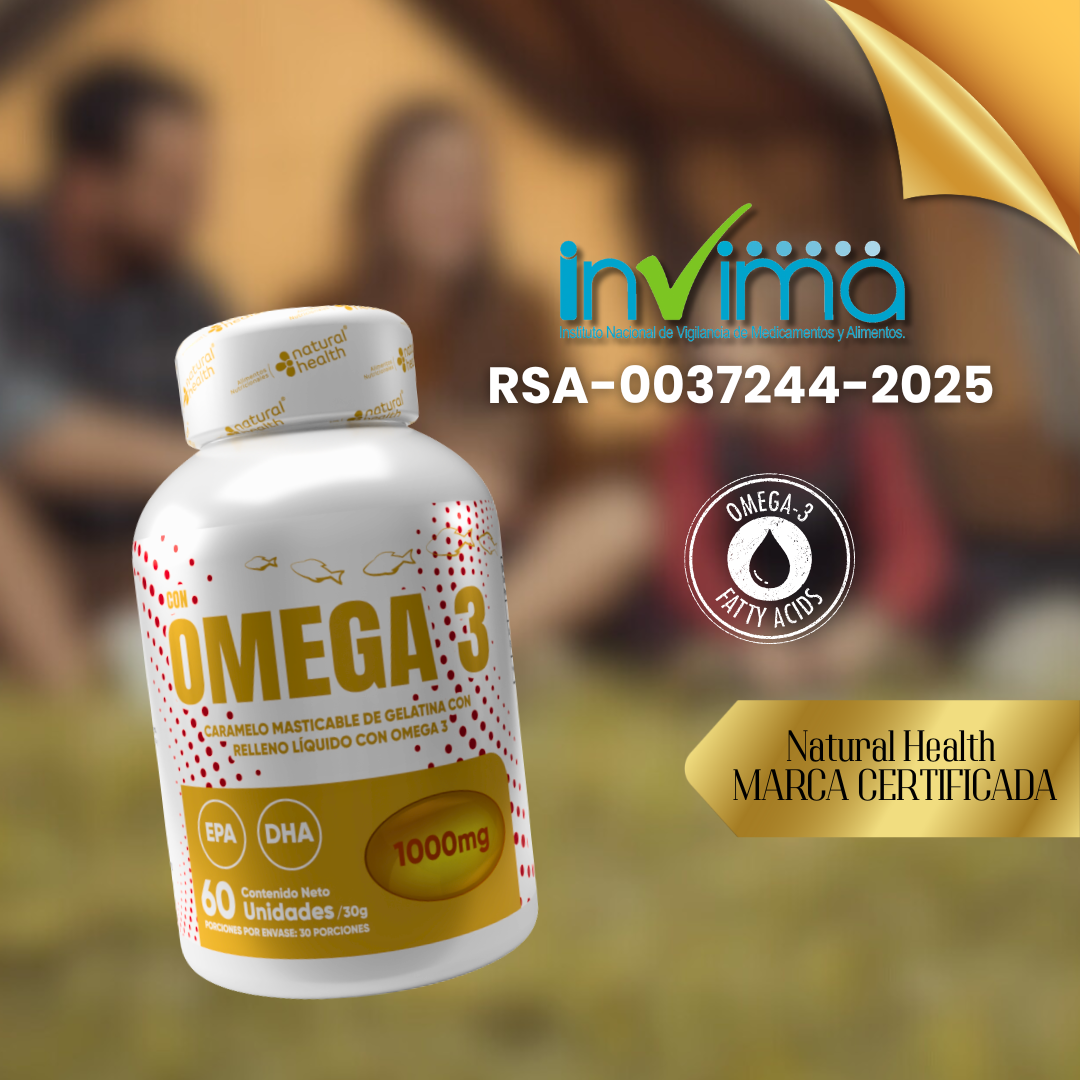 Omega 3 Natural Health 60 Und Energia